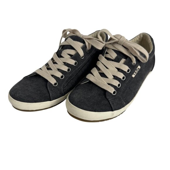 Taos Star Sneaker Grey White Womens Size 6.5 Casual Tennis Shoes Lace Up Gray - Picture 2 of 13